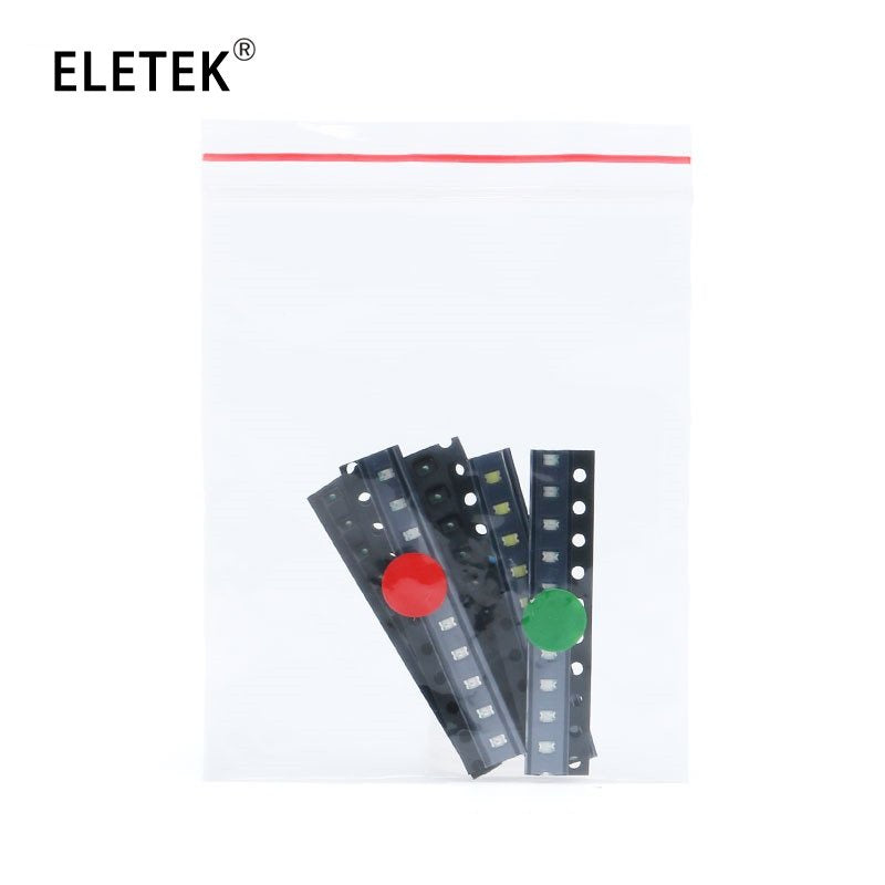 100Pcs 0805 1206 SMD LED Electronic Kit Red Yellow Green White Blue Light Emitting Diode Water Clear Light Diodes Set