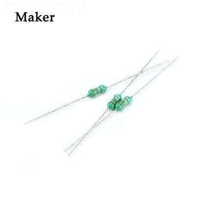 50Pcs 0410 1/2W Color Ring Inductor 1UH - 8.2UH / 10UH - 82UH / 100UH - 820UH /1MH - 4.7MH