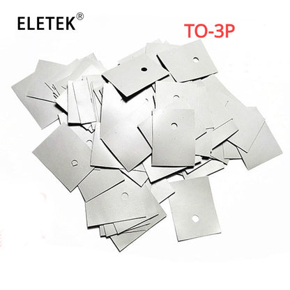 Transistor TO-220 TO-3P Silicone Sheet Insulation Pads Silicone Insulation Film Thermal Insulation Pad Silicone Heat Sink