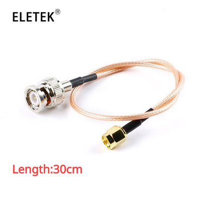 BNC-J Male To SMA-J Male Pug Connector RG316  RF Coax Cable Assembly Wire 15/30/50/100cm