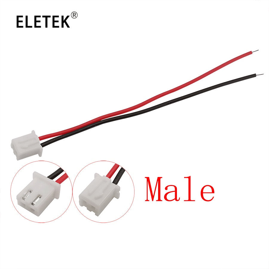 5Pair JST XH 2.54 2P 3P 4P 5P 6PIN Male Female Plug Connector 2.54mm Pitch 26AWG with Wire Cable 200mm Battery Charging Cable