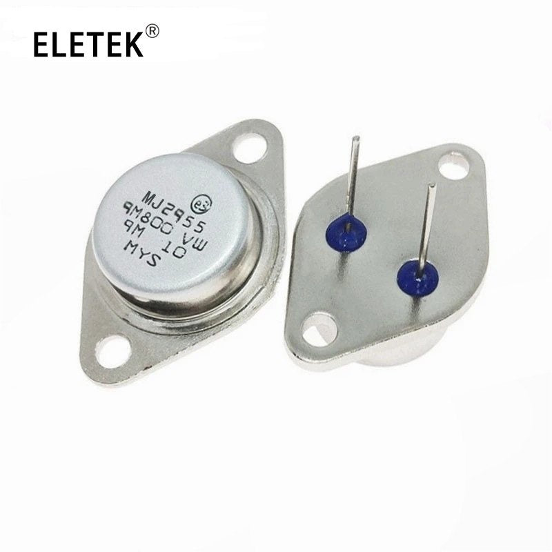 2/4Pcs  Power Transistor 2N3055 MJ2955 NPN TO-3 100V 15A 115W