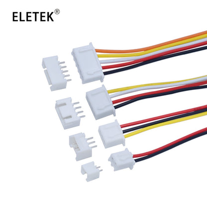 5Set JST XH2.54 XH 2.54mm Wire Cable Connector 2/3/4/5/6 Pin Pitch Male Female Plug Socket 20cm Wire Length 26AWG