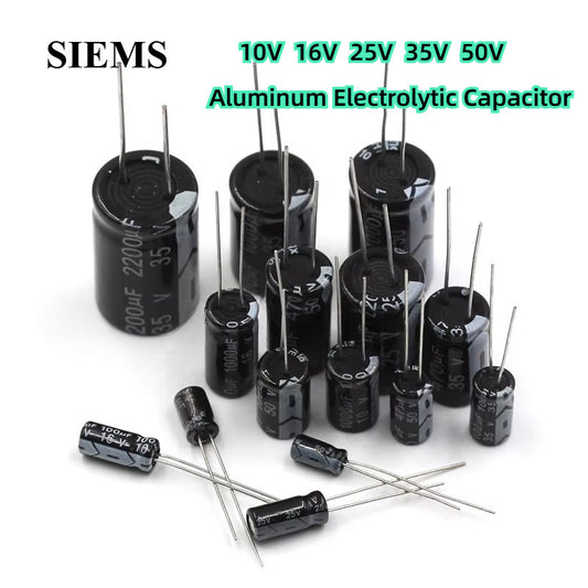 Electrolytic Capacitor 10V 16V 25V 35V 50V 10UF 220UF 100UF 470UF 1000UF 2200UF Aluminum Electrolytic Capacitor New