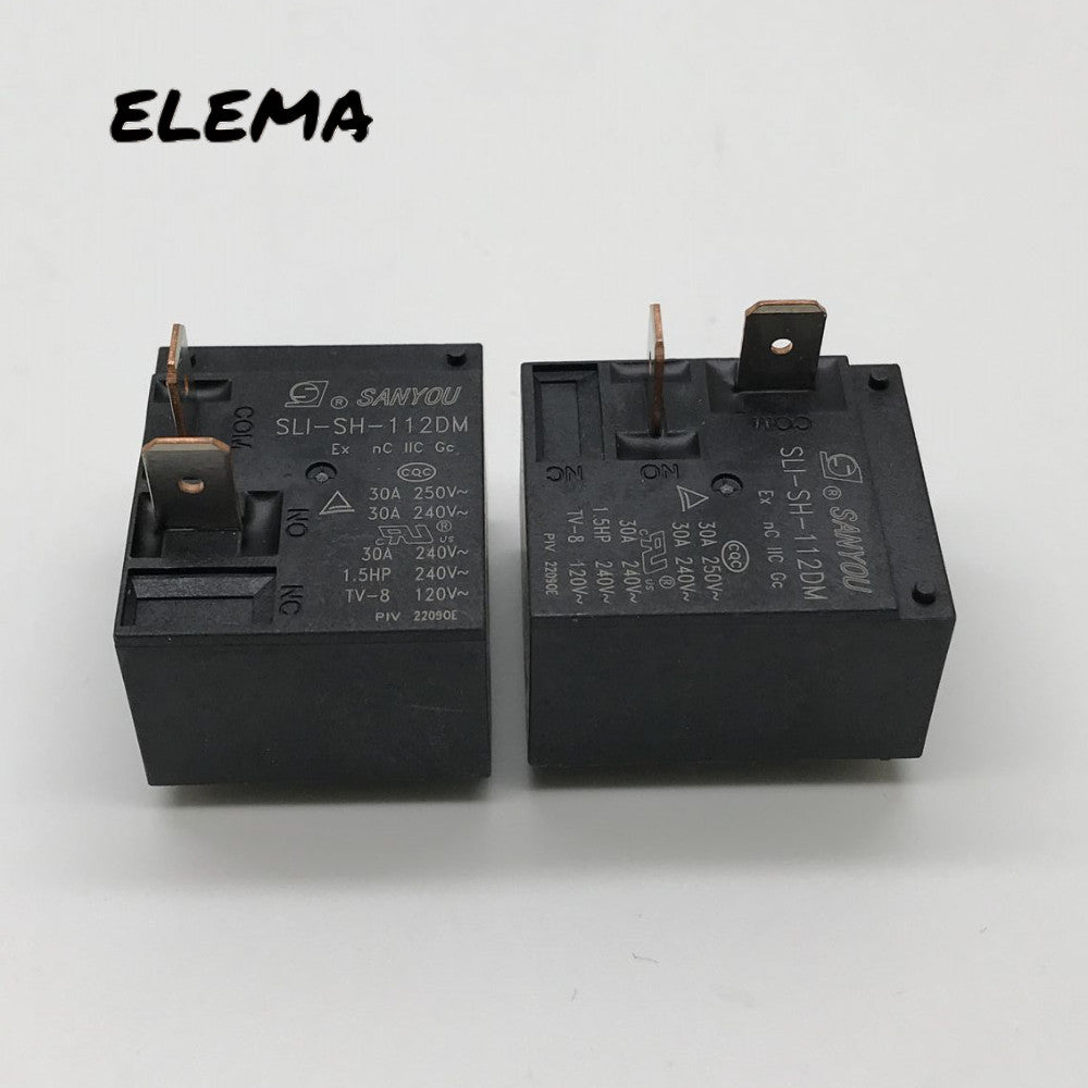 SANYOU Relay SLI-SH-112DM SLI-S-112DMK 4Pin 12V30A Relay Original For water heater