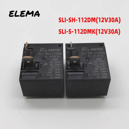 SANYOU Relay SLI-SH-112DM SLI-S-112DMK 4Pin 12V30A Relay Original For water heater