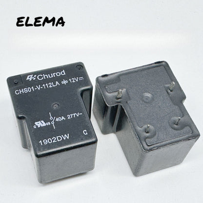 New Relay CHS01-S/V-112LA/124LA 12VDC 24VDC 30A 40A 4/5Pin Relay T90 Original