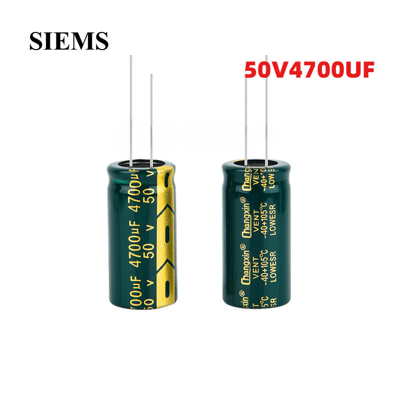 50V 4700UF High frequency low resistance capacitor 18x35mm 4700uf 50V Aluminum Electrolytic Capacitor