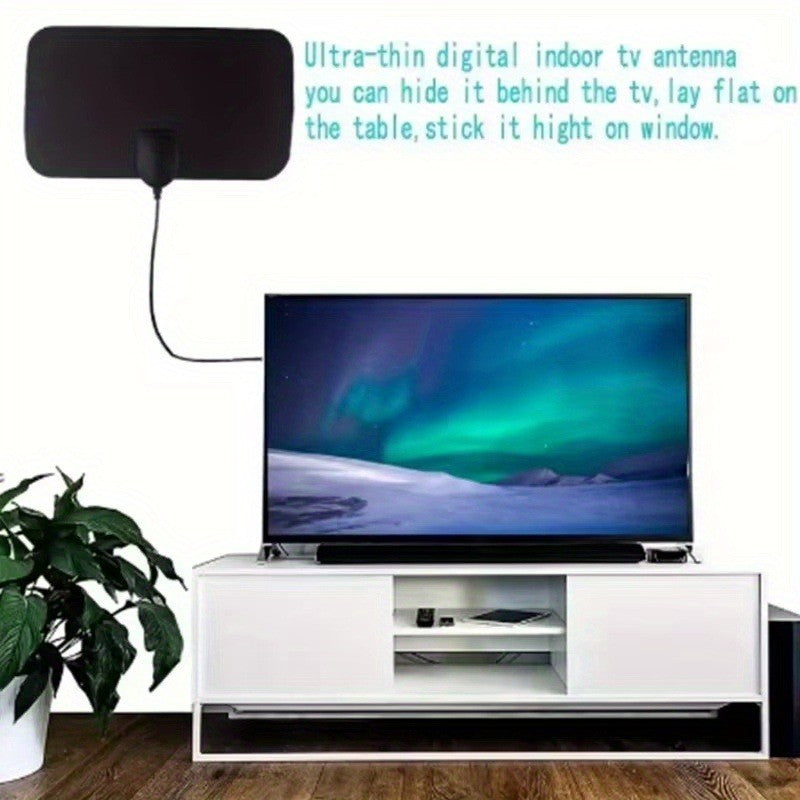 Digital TV Antenna 200 Miles 4K 25DBI High Gain Portable Indoor HDTV Antenna Supports new and old TV