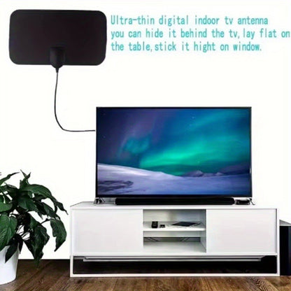 Digital TV Antenna 200 Miles 4K 25DBI High Gain Portable Indoor HDTV Antenna Supports new and old TV