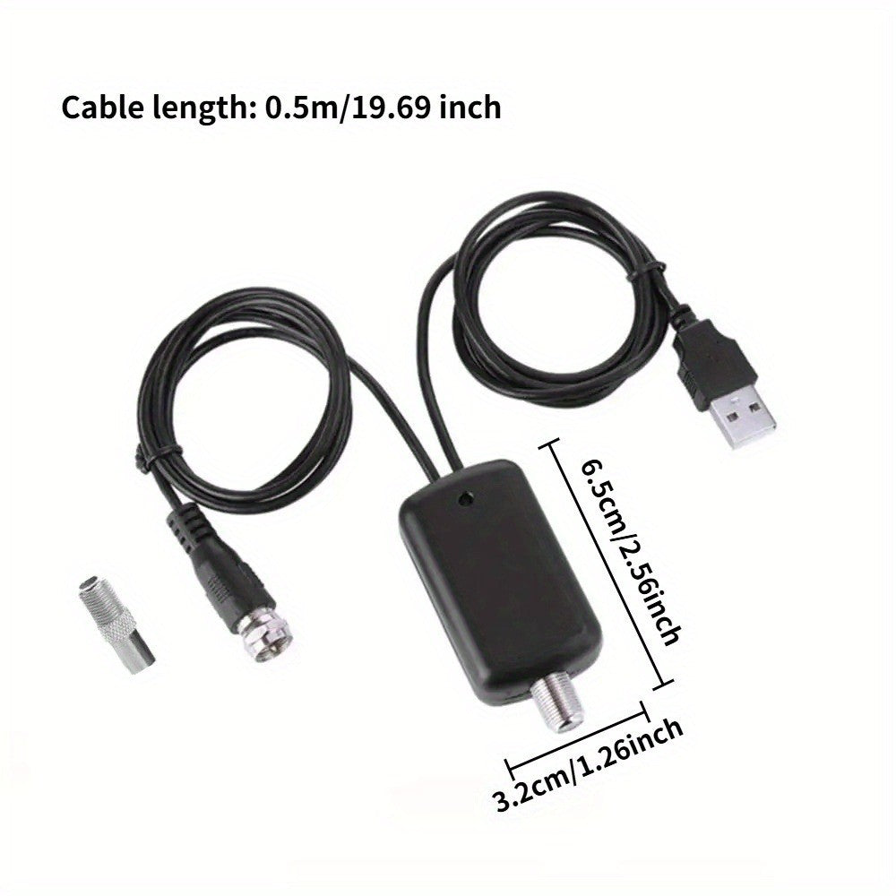 Signal Amplifier Digital HDTV Antenna Amplifier High Signal Gain 25DBI HDTV Antenna Signal Receiver TV antenna accessories