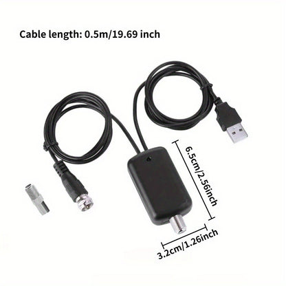 Signal Amplifier Digital HDTV Antenna Amplifier High Signal Gain 25DBI HDTV Antenna Signal Receiver TV antenna accessories