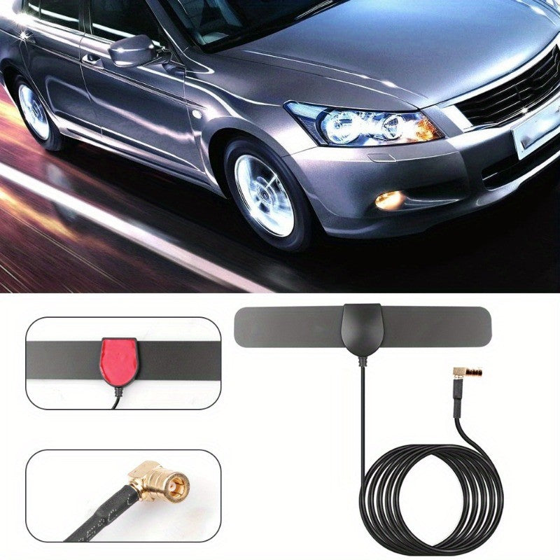 Universal Car Radio Stereo Amplified Antenna DAB+ FM Antenna Plug & Play FM/AM Car Digital Antenna