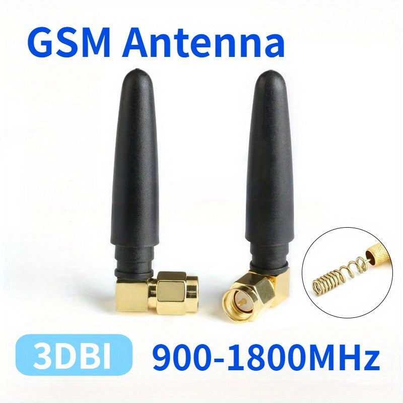 GSM Antenna 3dBi Gain 900-1800mhz omnidirectional Antenna SMA Male Right Angle connector Modem GPRS/GSM/DTU Antenna