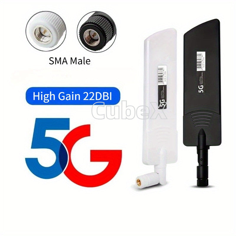 5G Wifi Antenna 600MHz-6000Mhz High Gain 22dBi SMA Male connector 3G 4G 5G Full Band Wifi Antenna for Router Modem