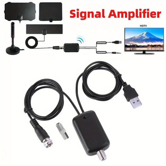 Signal Amplifier Digital HDTV Antenna Amplifier High Signal Gain 25DBI HDTV Antenna Signal Receiver TV antenna accessories