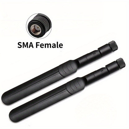 2pcs 8dBi Dual Band WIFI Antenna 2.4G 5G 5.8G SMA Male/Female Universal Antenna Amplifier WLAN Router Singal Booster