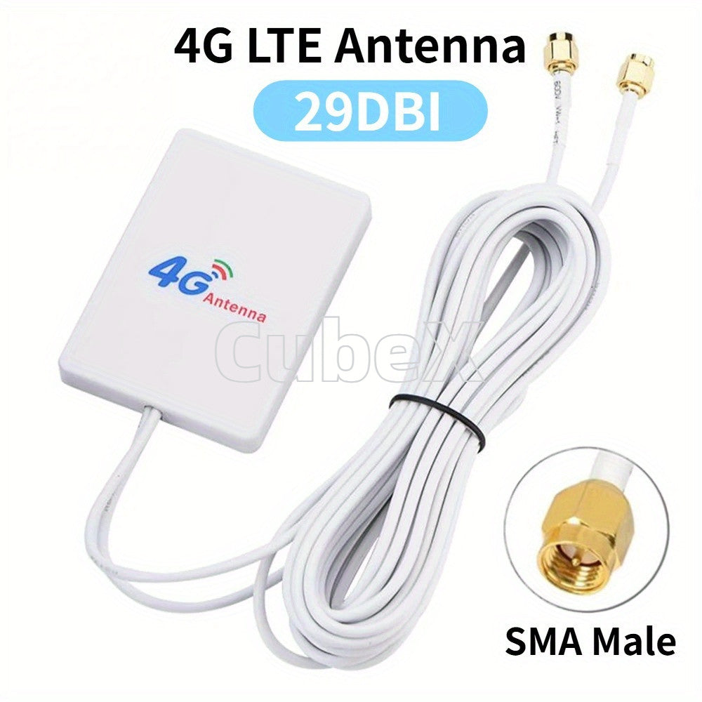 4G LTE Antenna SMA Male Connector 29DBI 4G LTE Router Antenna Indoor and outdoor signal booster mobile phone signal amplifier