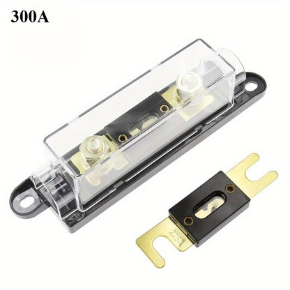 ANL Fuse Holder Bolt-on Fuse Automotive Fuse Holders Fusible Link with Fuse 80A 100A 200A 250A 300A Fuses AMP