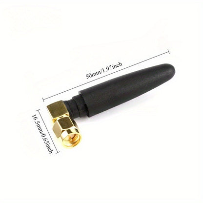 GSM Antenna 3dBi Gain 900-1800mhz omnidirectional Antenna SMA Male Right Angle connector Modem GPRS/GSM/DTU Antenna