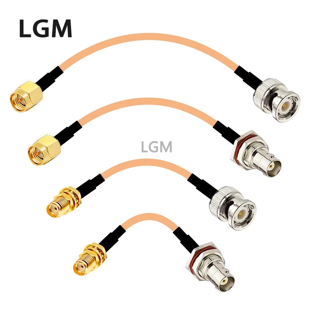 RG316 Wire BNC To SMA Connector Male Female Nut To BNC Plug Jack Pigtail Cabel Adapter RG316 Cable