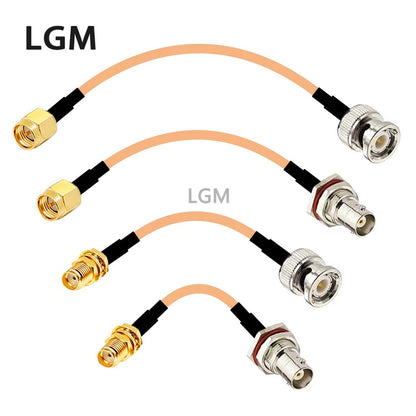 RG316 Wire BNC To SMA Connector Male Female Nut To BNC Plug Jack Pigtail Cabel Adapter RG316 Cable