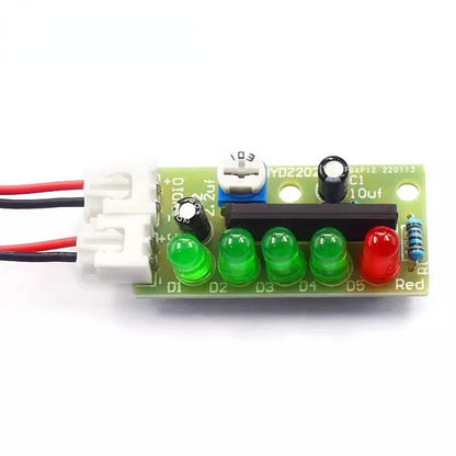 3.5-12V KA2284 Audio Level Indicator Module Suite Trousse Electronic Parts 5mm RED Green LED Level Indicating Board DIY Kits