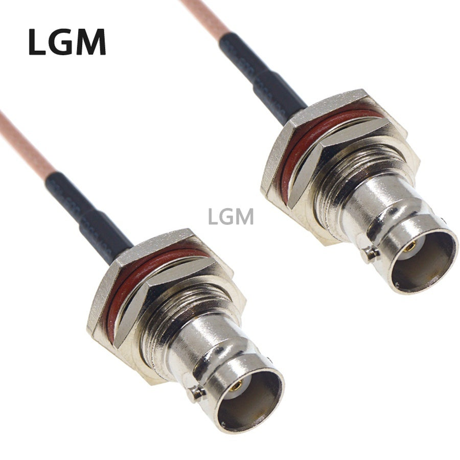 RG316 Wire BNC To BNC Connector Male Female Q9 Plug Jack Crimp Connector RG316 Cable Extension RF Brass Copper Coaxial WIFI Coax Jumper