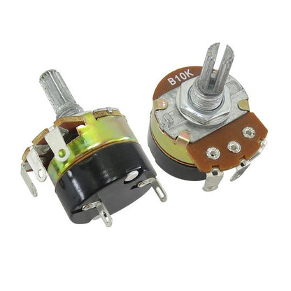 WH138 Potentiometer Adjustable Resistance Speed Regulator with Switch Potentiometer WH138-1 B5K B10K B20K B22K B50K B100K B250K B500K