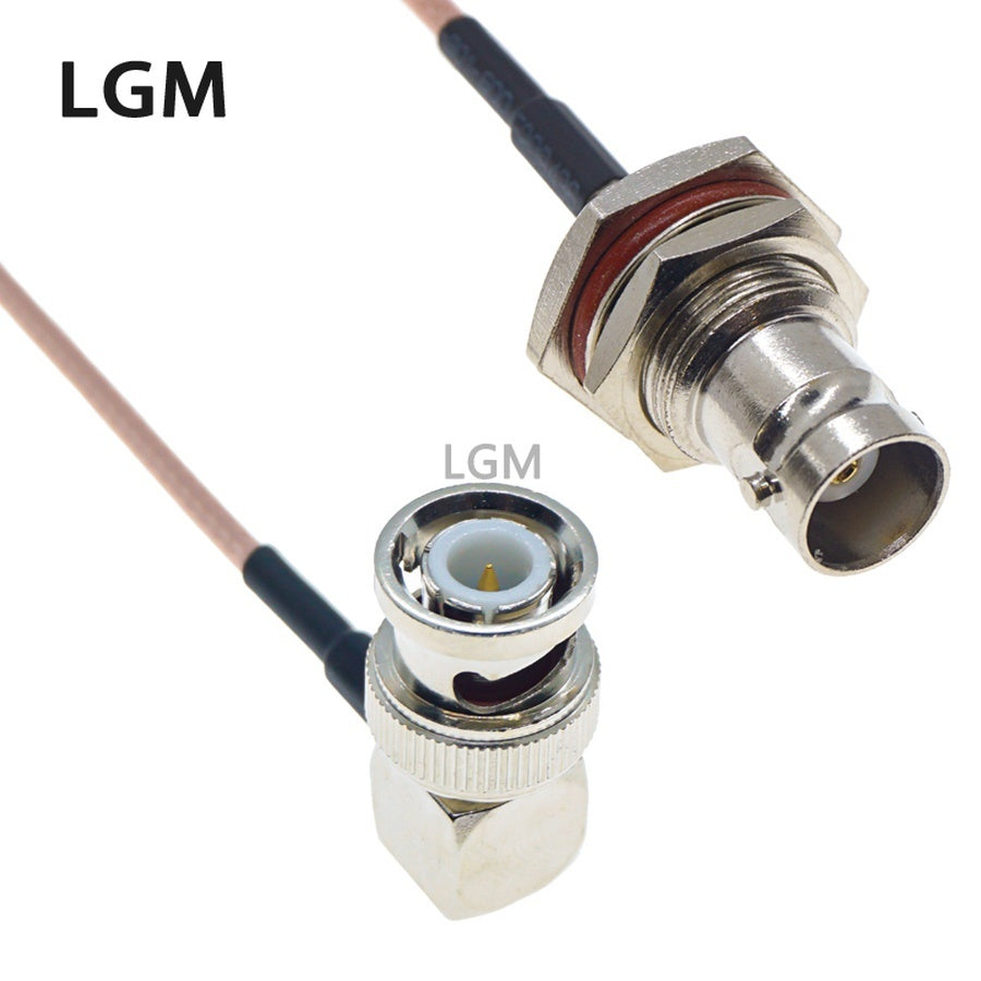 RG316 Wire BNC To BNC Connector Male Female Q9 Plug Jack Crimp Connector RG316 Cable Extension RF Brass Copper Coaxial WIFI Coax Jumper