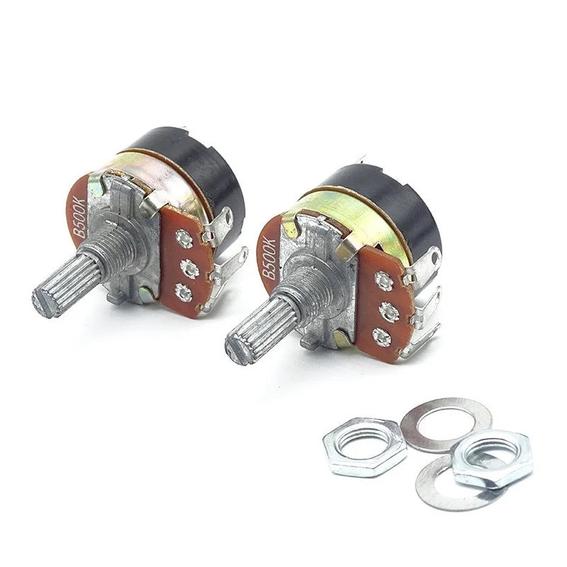 WH138 Potentiometer Adjustable Resistance Speed Regulator with Switch Potentiometer WH138-1 B5K B10K B20K B22K B50K B100K B250K B500K