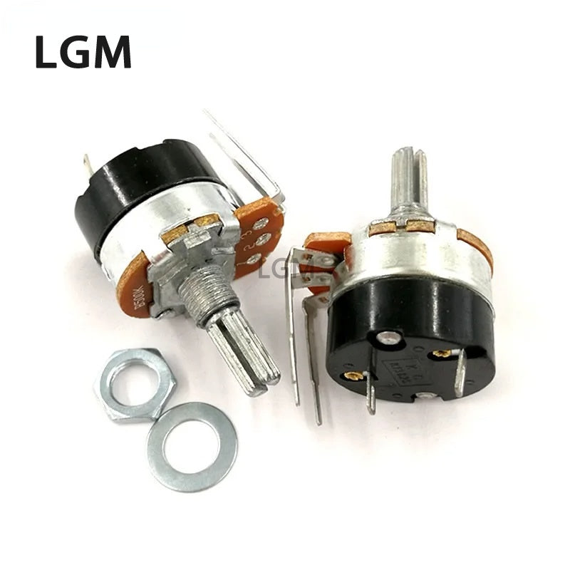 B500K WH138-4 Potentiometer Adjustable Resistance Speed Regulator with Switch Potentiometer