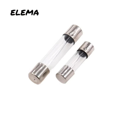10Pcs Fast Quick Blow Fuse 5*20mm 6*30mm Glass fuse tube 250V 0.1A-30A 0.2A/0.5A/1A/2A/3.15A/5A/6.3A/10A/15A