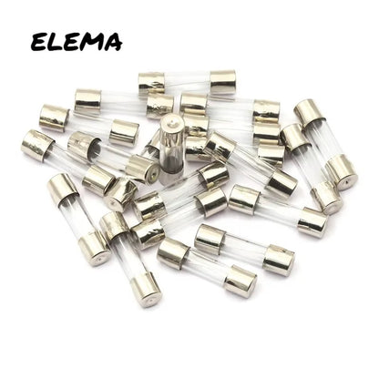 10Pcs Fast Quick Blow Fuse 5*20mm 6*30mm Glass fuse tube 250V 0.1A-30A 0.2A/0.5A/1A/2A/3.15A/5A/6.3A/10A/15A