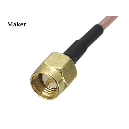 2Pcs RG316 SMA Male Plug To SMA Male Connector Wire Terminal Crimp RF Coaxial Jumper Pigtail Cable for Radio Antenna