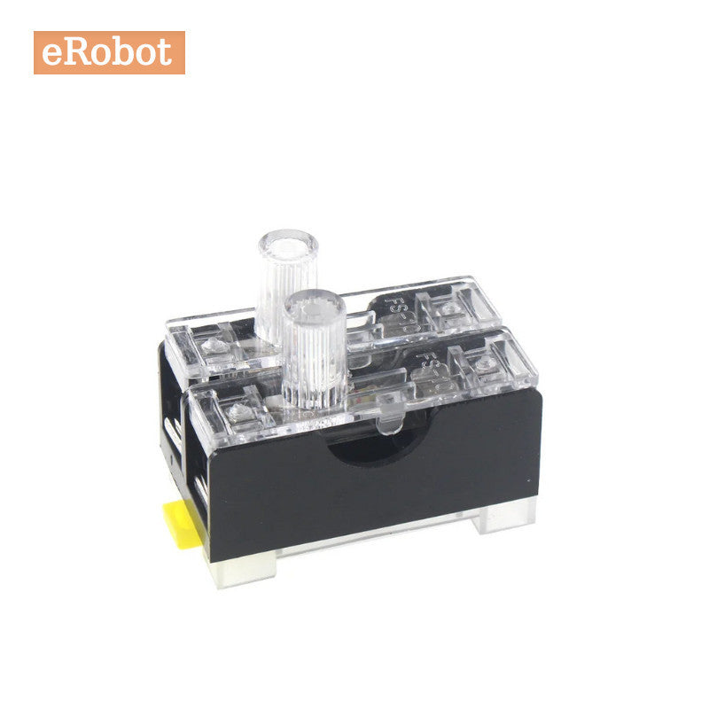 6X30mm 220V Glass Fuse Holder FS-101 FS-102 FS-103 Din Rail Mount Single Pole 10A Fuse Casing