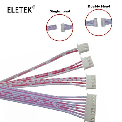 5Pcs XH2.54 10cm 20cm 2P 3P 4P 5P 6P 8P 10P 12P Single Double Head Crimp Electronic Flat Plug Wire Terminal Connector Cable