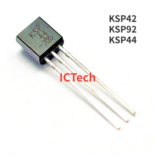 100Pcs Original KSP42 KSP92 KSP44 A42 A92 TO-92 NPN PNP Transistor
