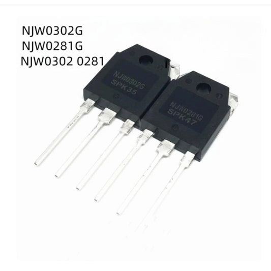 Original New NJW0281G NJW0302G 15A 250V 150W Imported Audio Amplifier Transistor NJW0281 NJW0302