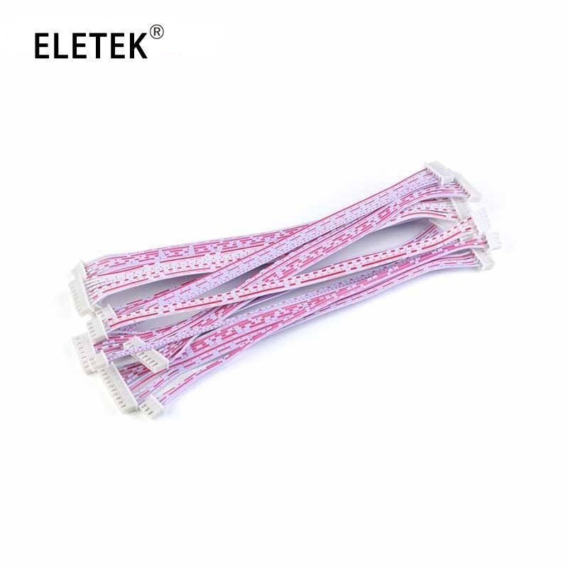 5Pcs XH2.54 10cm 20cm 2P 3P 4P 5P 6P 8P 10P 12P Single Double Head Crimp Electronic Flat Plug Wire Terminal Connector Cable