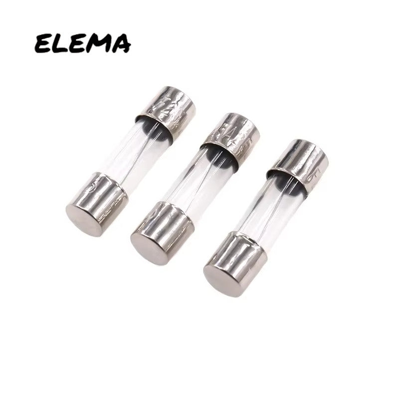 10Pcs Fast Quick Blow Fuse 5*20mm 6*30mm Glass fuse tube 250V 0.1A-30A 0.2A/0.5A/1A/2A/3.15A/5A/6.3A/10A/15A