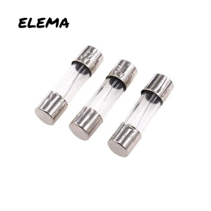 10Pcs Fast Quick Blow Fuse 5*20mm 6*30mm Glass fuse tube 250V 0.1A-30A 0.2A/0.5A/1A/2A/3.15A/5A/6.3A/10A/15A