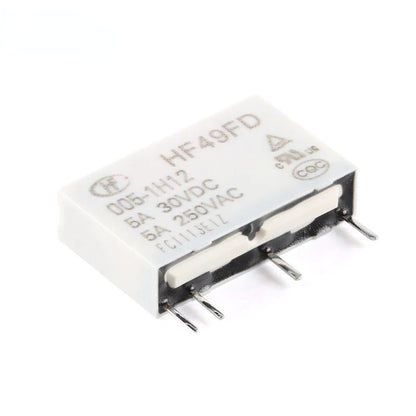 Power Relay HF49FD HF49FD-005-1H12 HF49FD-012-1H12 HF49FD-024-1H12 DC 5V 12V 24V 5A 4Pin Relais Feet Distance 7.62mm