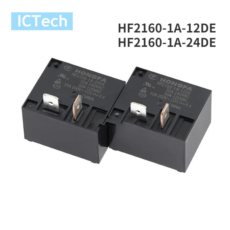 Power Relay HF2160-1A-12DE HF2160-1A-24DE 30A 4Pin 12V 24V for Aircon Air Conditioning Original New
