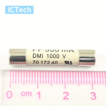 Original Ceramic Fuse Tube SIBA FF500mA 1000V 500mA 0.5A 6x32mm New