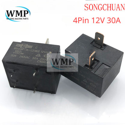 Original SONGCHUAN Relay 855AWP-1A-C2 4Pin 12VDC for Aircon Air Conditioning / Water Heater New