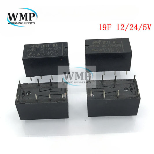 Original HUIKE Relay HK19F-DC24V-SHG 5V 12V 24V SHG 8Pin New
