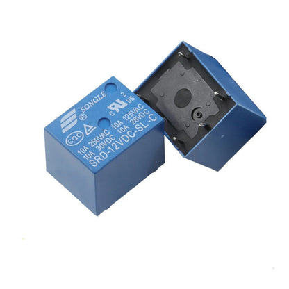 5Pcs Original Relay SRD Relay 4Pin 5Pin 3V 5V 9V 12V 24V 10A New