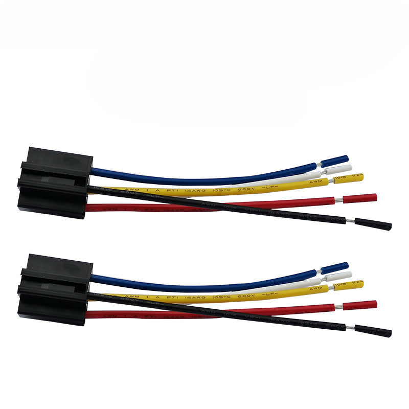 40A 80A Auto Car Relay JD2912 with Socket Wire 4Pin 5Pin DC 12V 24V 36V 48V 72V with Mounting Hole Coil Power 1.8W Automobile Control Device