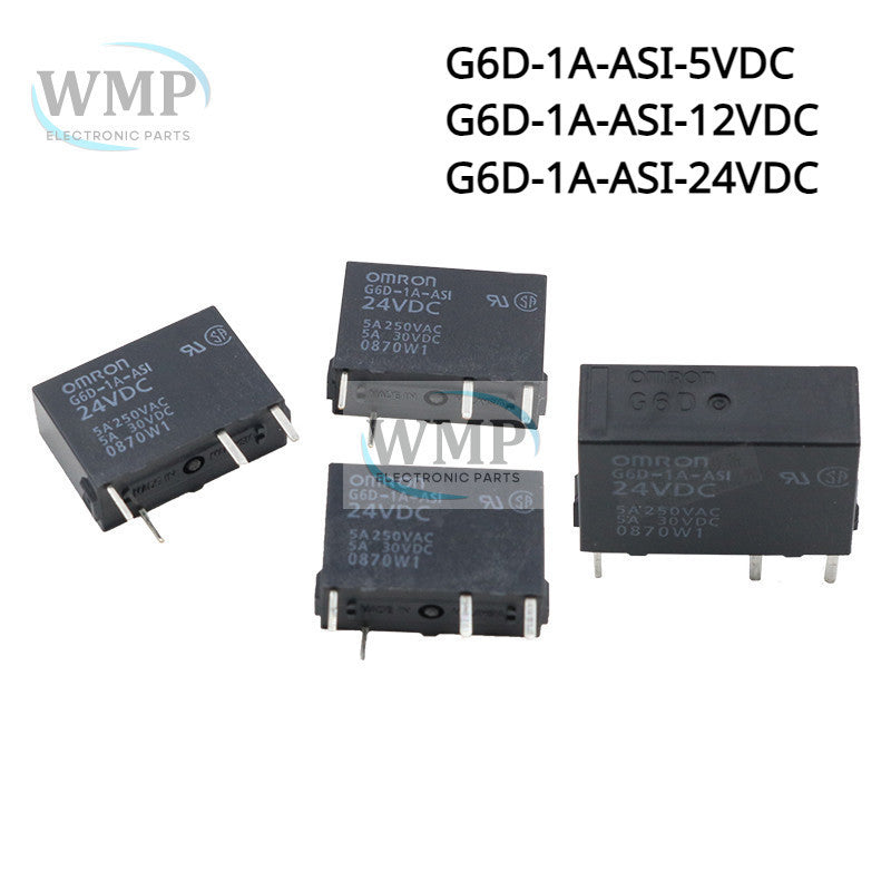 Original Power Relay G6D-1A-ASI-24VDC 5V 12V 24V New